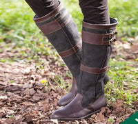 Valentina | Elegante wasserdichte Kniehohe Lederstiefel