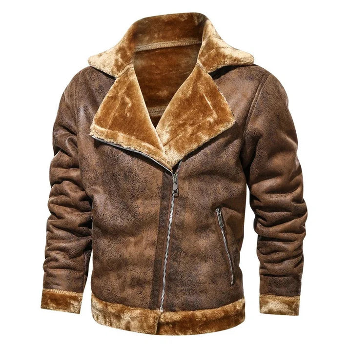 Velmoro | Stilvolle und lässige Lederbomberjacke 4