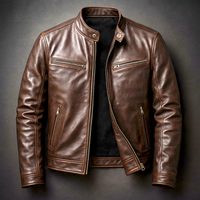 Dominik | Vintage Herren Lederjacke im Zeitlosen Stil