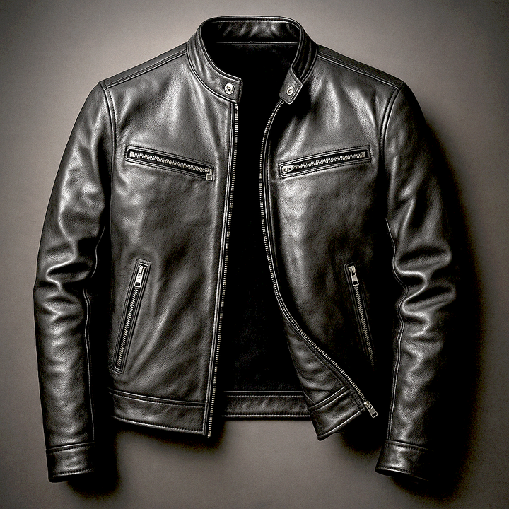 Vento | Klassische Vintage Lederjacke für Männer 2