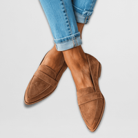 Elena | Komfortable und elegante Loafer in edler Wildleder-Optik