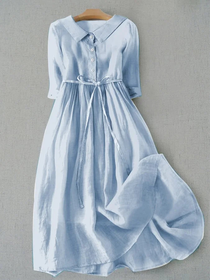 Vexira | Elegantes Halbarm Kleid mit Schnürung 0