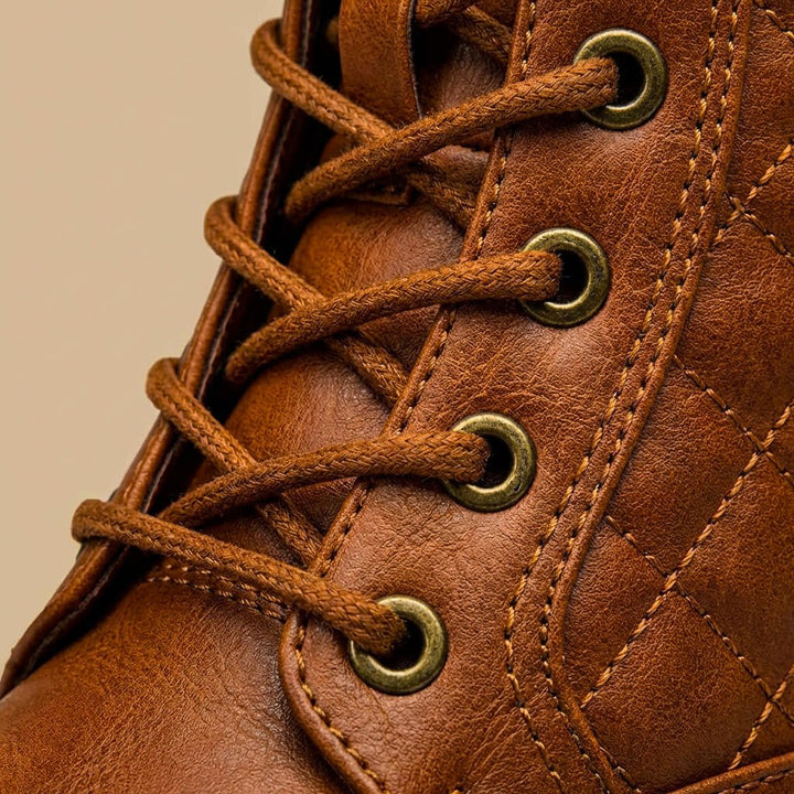 Victoria | Elegante und zeitlose gestepptem Leder Stiefel 3