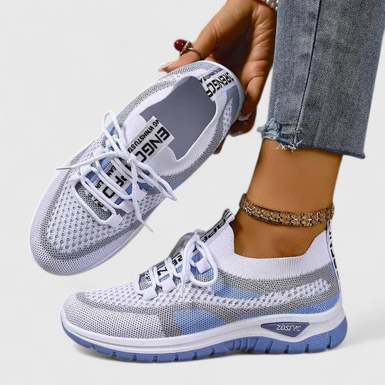 Viola | Atmungsaktive & Komfortable Damen Sneaker – Orthopädische Schnür-Walking-Sneaker 9