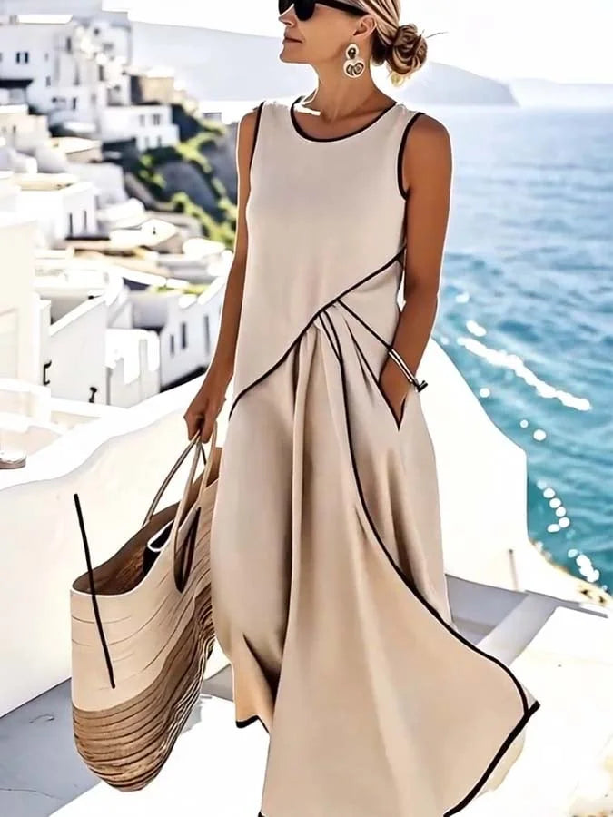 Weinmann Mode | Elegantes Ärmelloses Casual Kleid 1