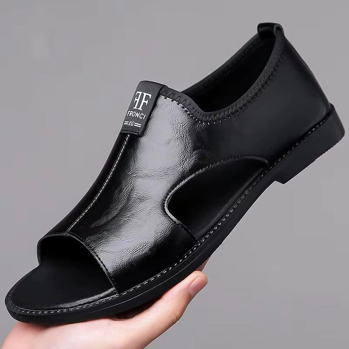 Wilko | Bequeme, Atmungsaktive Herren Sandalen aus Echtleder 0
