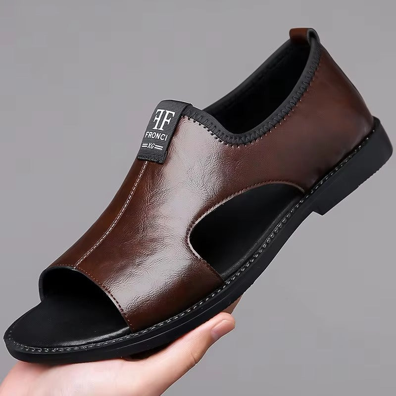 Wilko | Bequeme, Atmungsaktive Herren Sandalen aus Echtleder 1