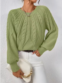Daniela | Eleganter Zopfmuster-Pullover Für Damen