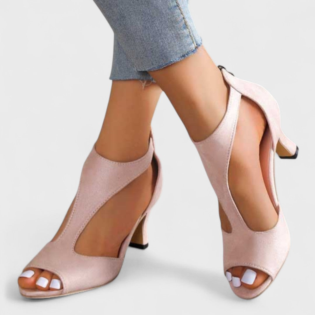 Zorina | Bequeme Orthopädische Sandalen mit Absatz 2