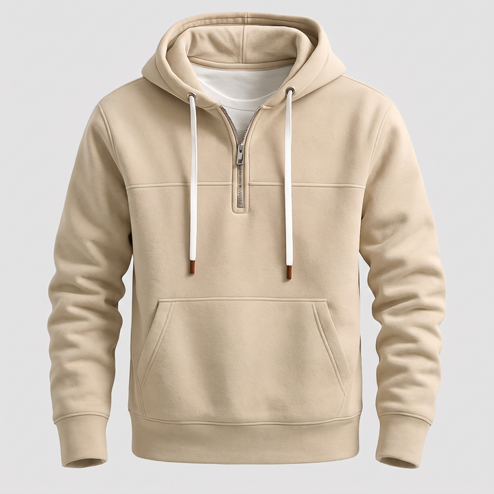 Ravelle | Hoodie – Bequemer Viertelreißverschluss für Herren