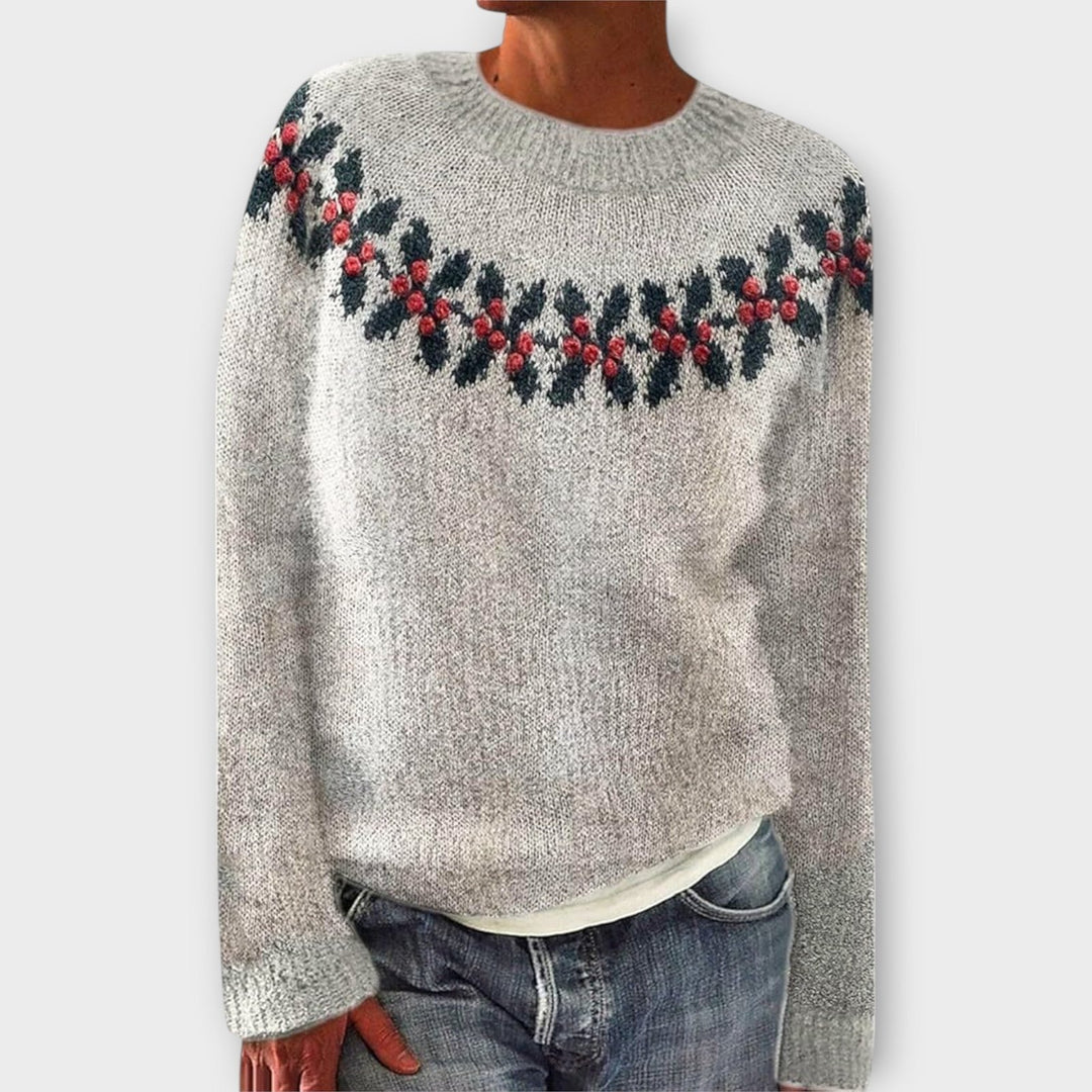 Simone | Weihnachts-Pullover – Gemütlicher Strickstil für Frauen