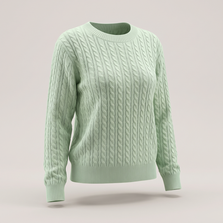 Marielle | Kabelstrickpullover – Zeitloses Design für Frauen