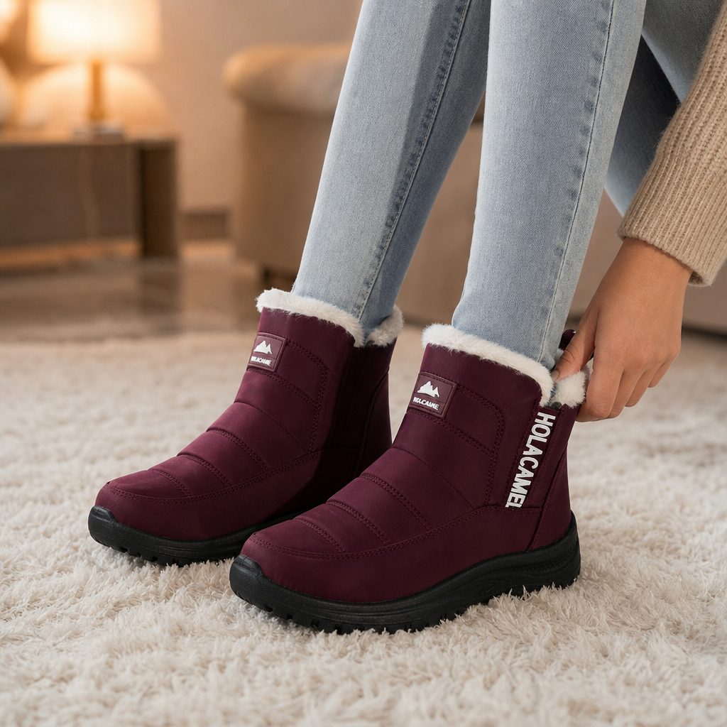 Gripwell | Waterproof Snow Boots – Faux-Fur Lining für warme Füße