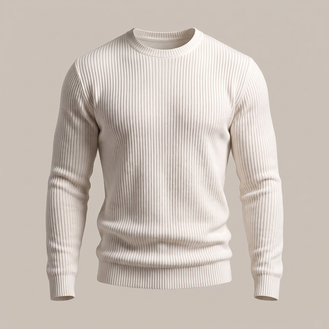 Ribbed Sweater | Feiner Rippstrick für moderne Eleganz