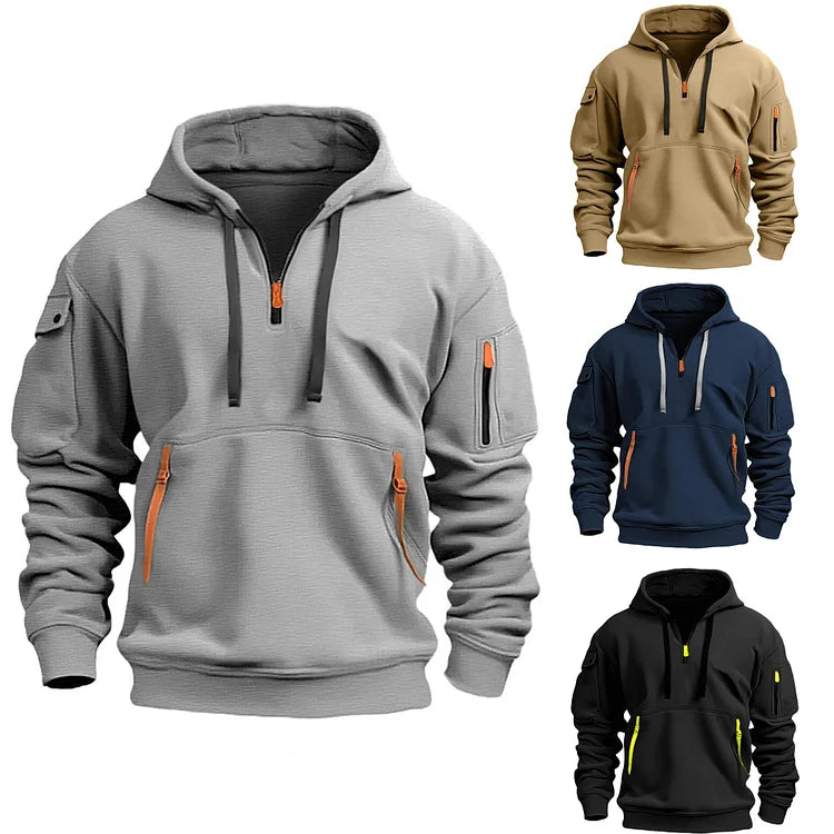 Adriano | Halber Reißverschluss Hoodie