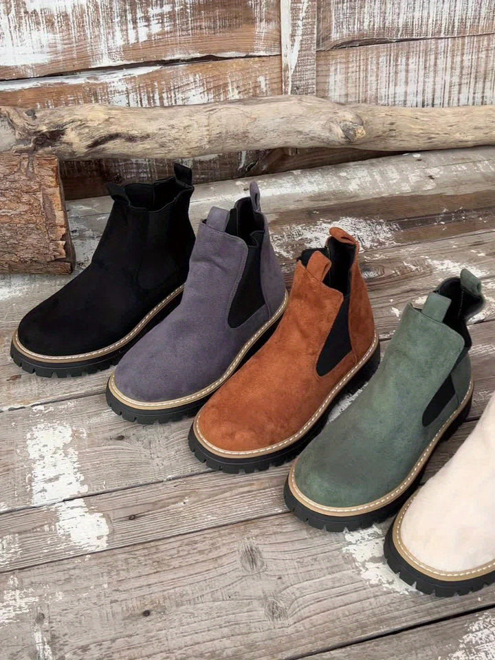 Yvonne | Moderne Und Elegante Chelsea-Plateau-Stiefeletten