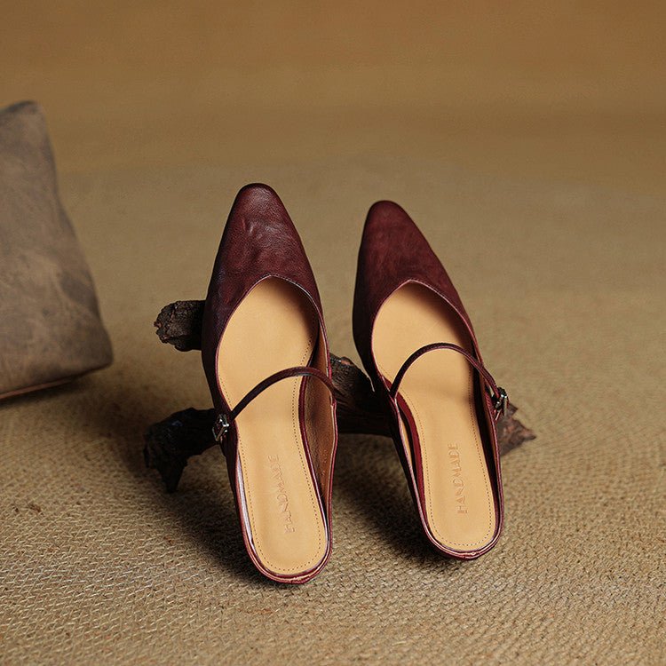Camilla | Timeless and Elegant Leather Mules