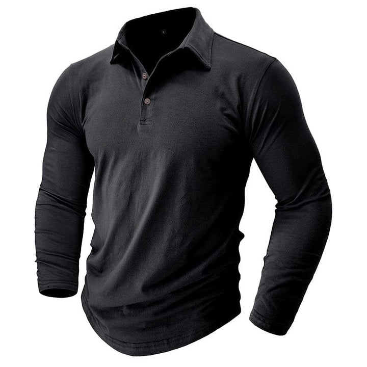 Owen | Langärmeliges Polo – Stilvolle Eleganz für Männer