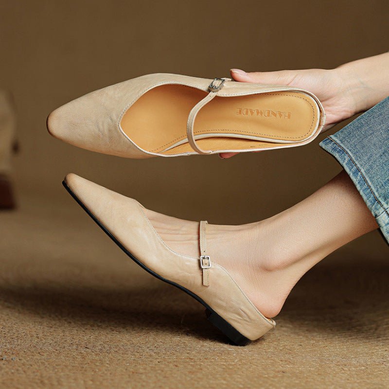 Camilla | Timeless and Elegant Leather Mules