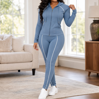 Amelie | Women's Tracksuit with Zipper and Elegant Details