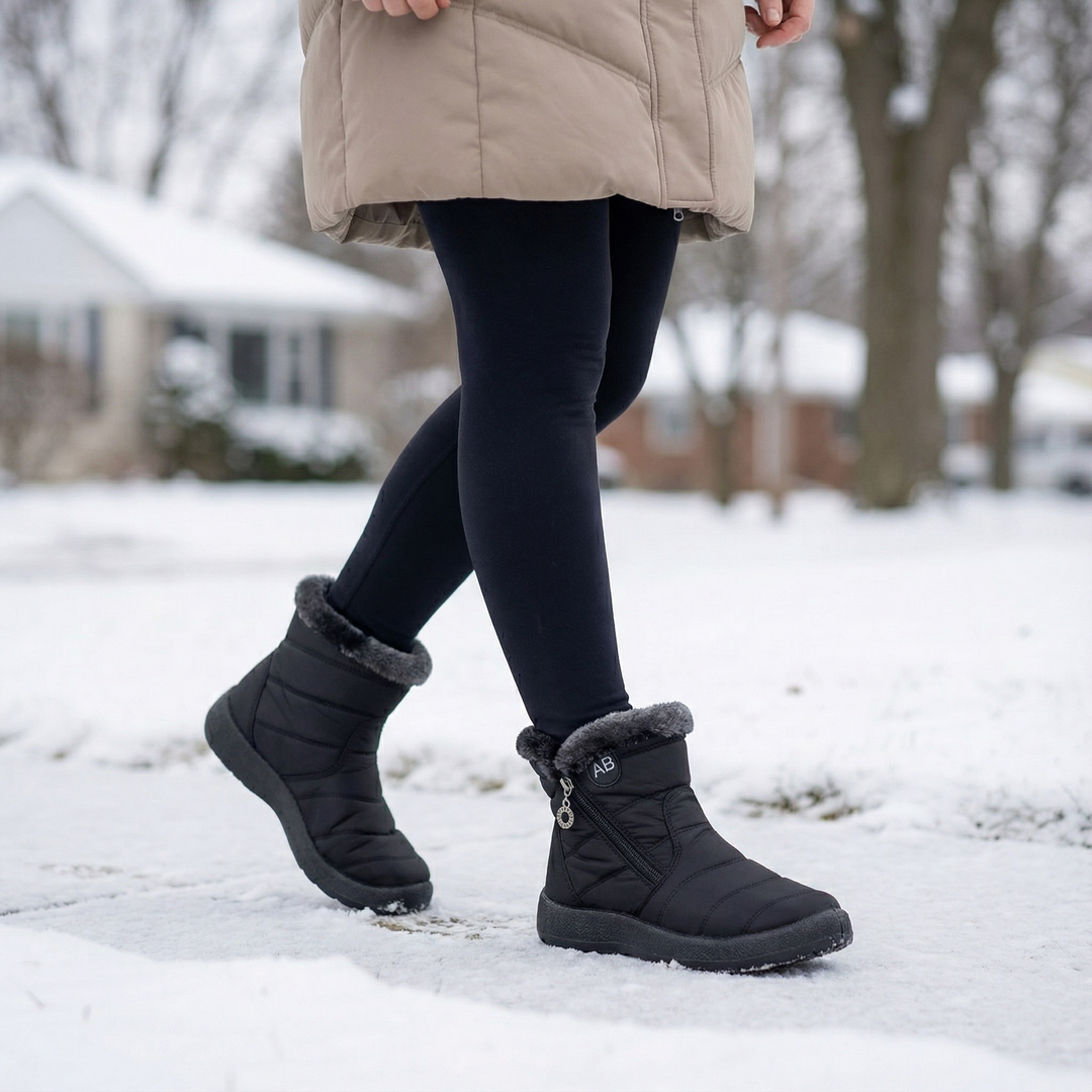 Frostiva | Winter Ankle Boots – Warm and Lightweight with Faux Fur