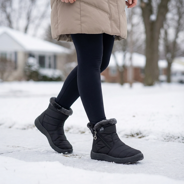 Frostiva | Winter Ankle Boots – Warm and Lightweight with Faux Fur