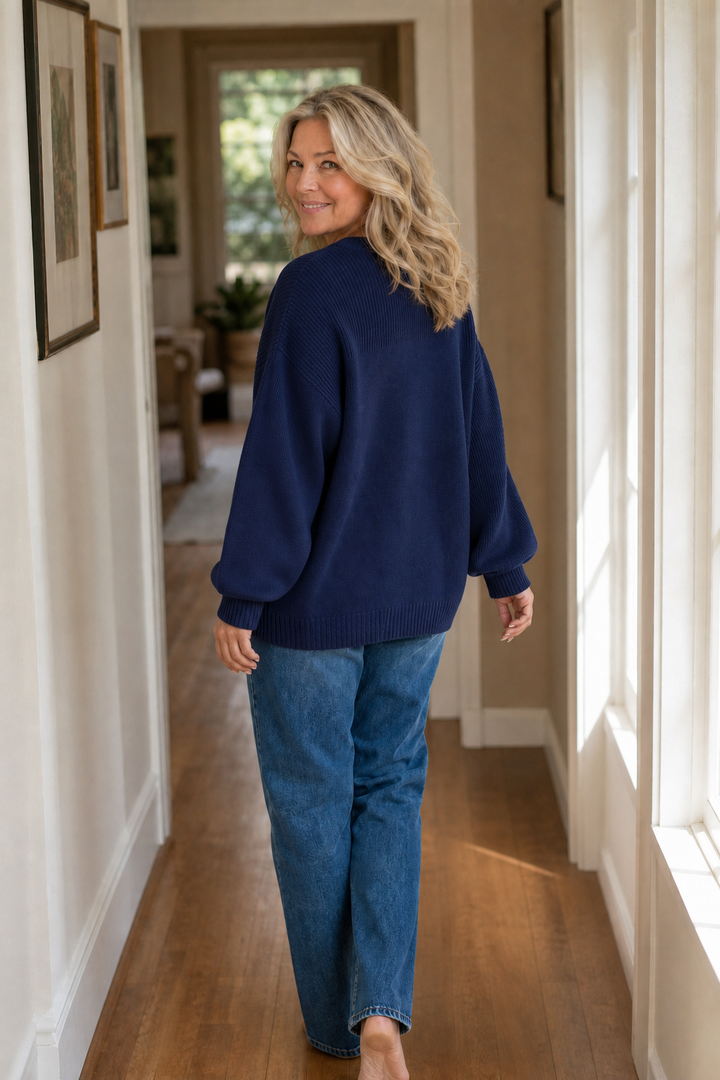 Cozelin | Oversized Pullover – Weich und Bequem für Frauen