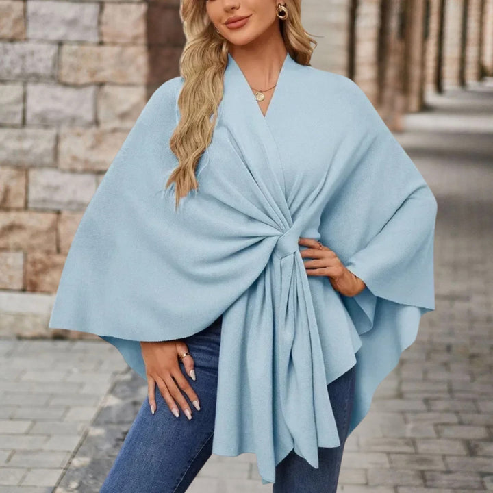 Veronika | Oberteil im Cape-Stil mit Frontknoten für Damen
