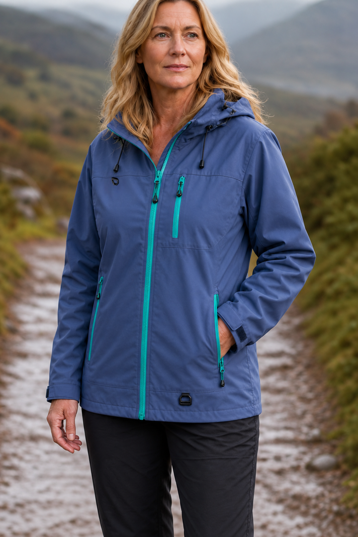 Weathergo | Wasserdichte Winddichte Regenjacke für Frauen