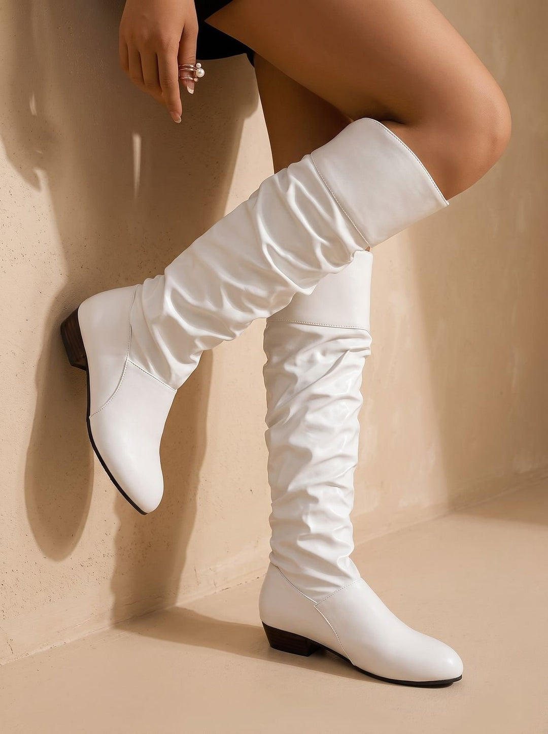 Aria | Kniehohe Stiefel – Slouchy Design für Frauen
