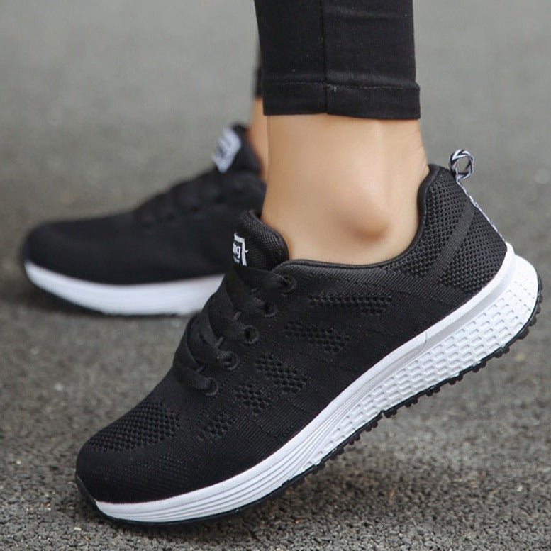 Evelyn | Atmungsaktive Orthopädische Damen-Sneaker Mit Strickdesign