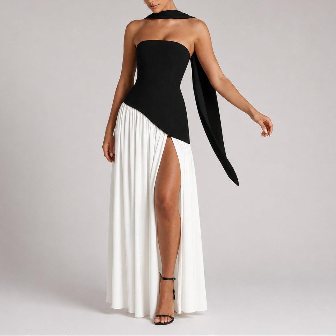 Emma | Elegantes Herbst-Hochzeits Maxikleid