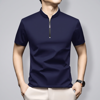 Emilian | Modern Men's Cotton Polo Shirt with Half-Zip