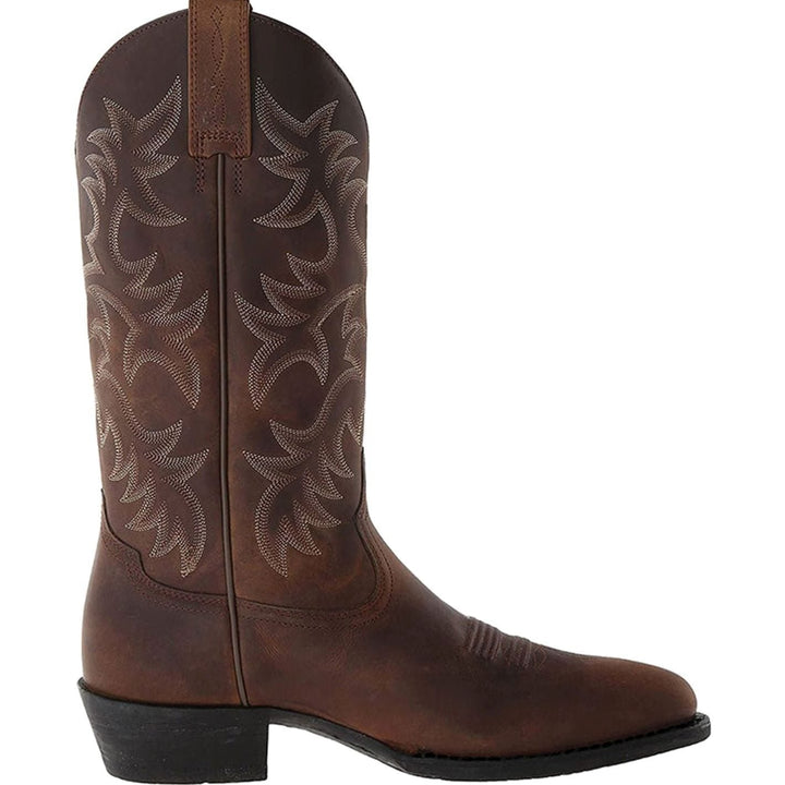 Hannah | Cowboystiefel – Damen mit Western-Stickerei Blockabsatz
