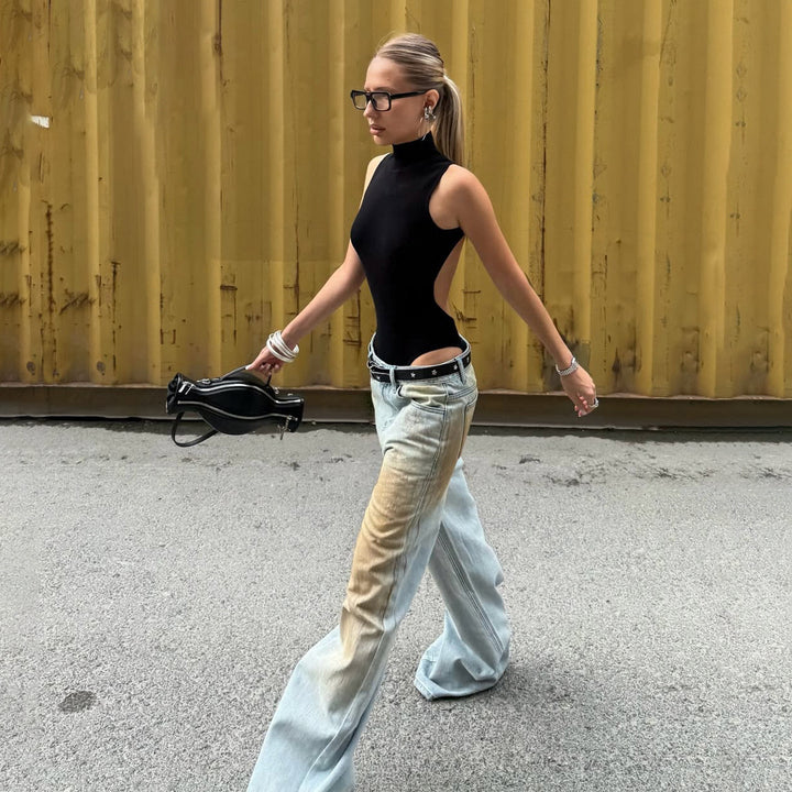 Nora | Retro-Inspired and Cozy Wide-Leg Jeans
