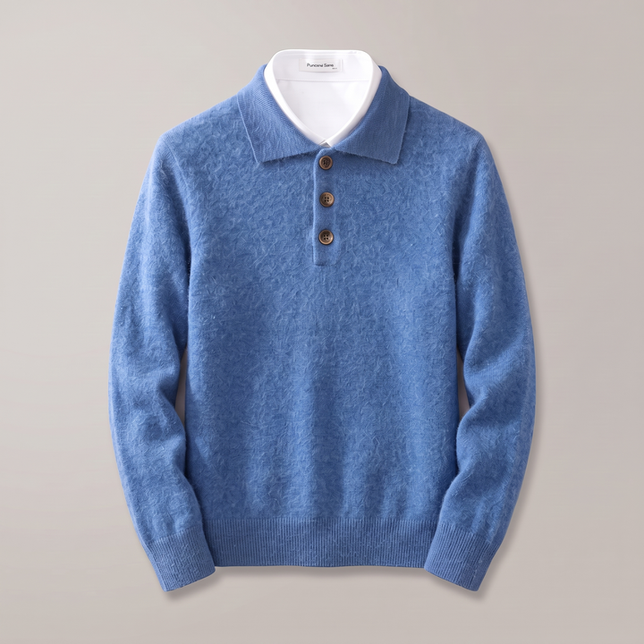 BELFORD | Cashmere Polo – Klassische Schnittführung für Männer