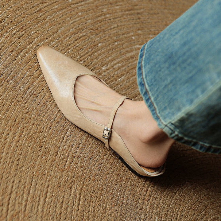 Camilla | Timeless and Elegant Leather Mules