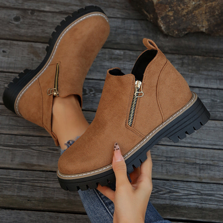 Stephanie | Elegante Und Moderne Plateau Stiefeletten