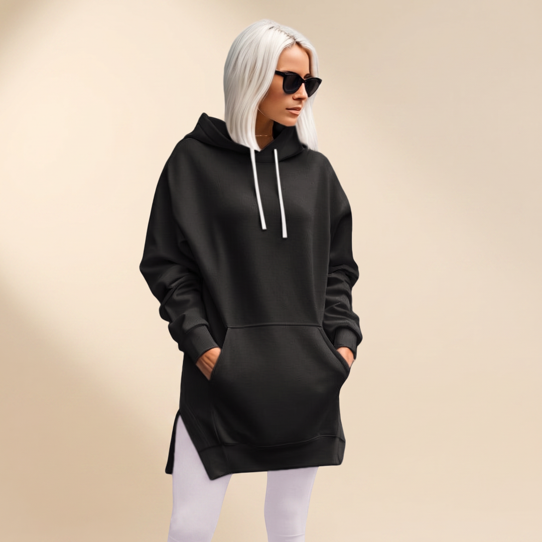 Avelmere | Hoodie Kleid – Kuschelige Fleece-Qualität für Damen