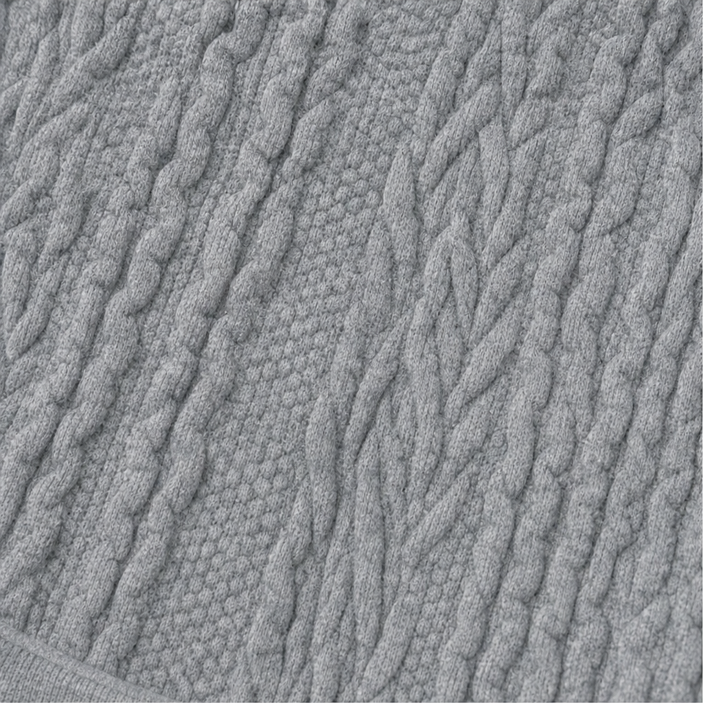 Wearbella | Cable-Knit Longline Zip-Up Hoodie – Bequemer Style für jeden Tag