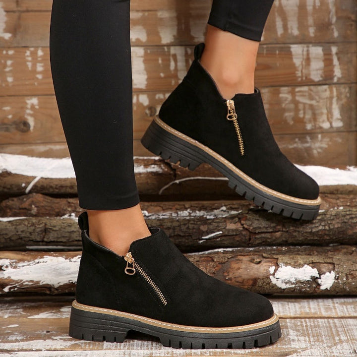 Stephanie | Elegante Und Moderne Plateau Stiefeletten