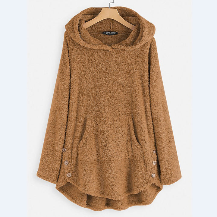 Agnes | Plüsch-Hoodie für Damen – Weich und Warm