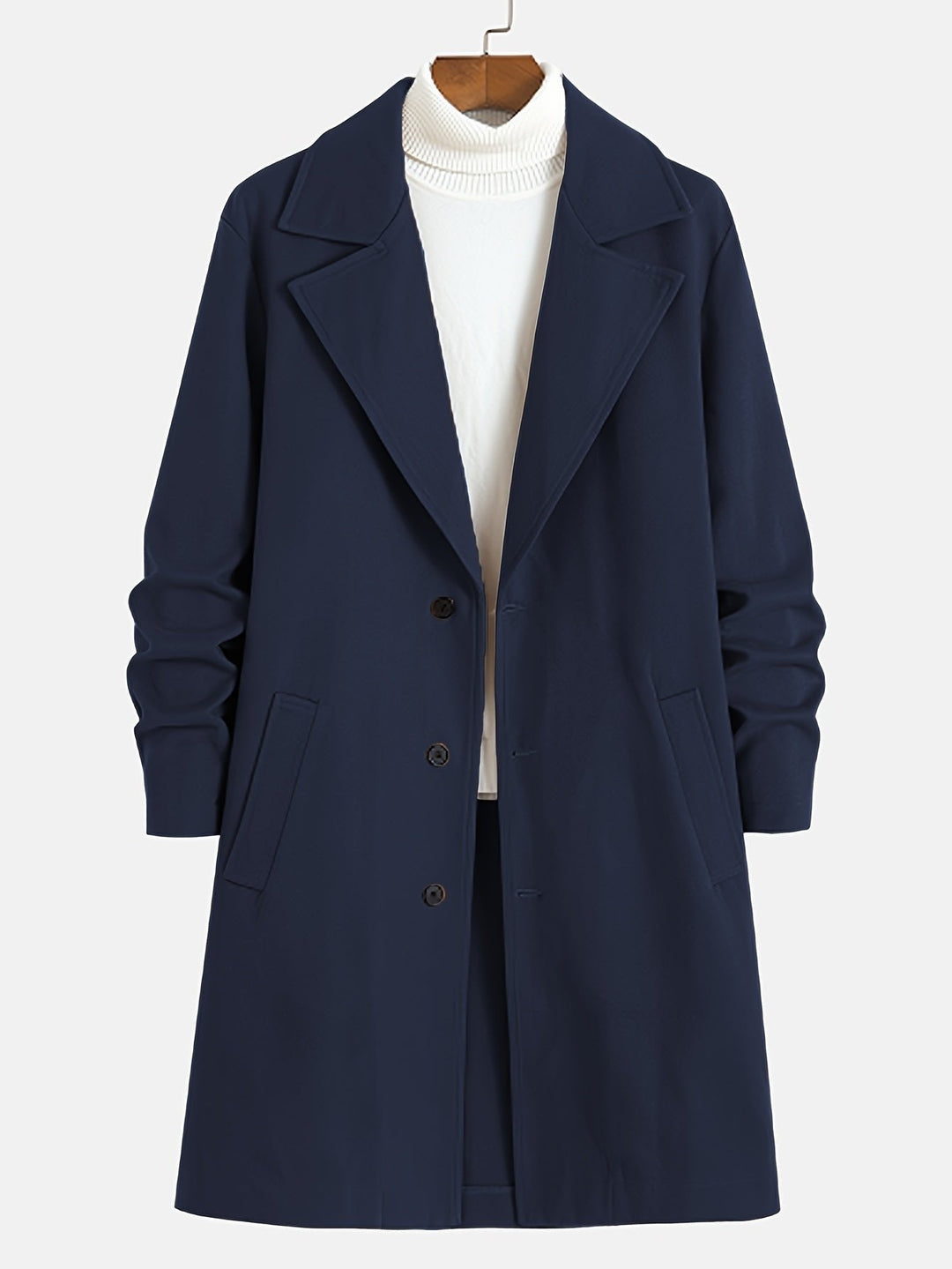 Warner | Tailored Longline Coat – Zeitlose Eleganz für Herren