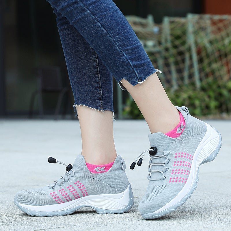 Mia | Bequeme Und Orthopädische Plateau-Sneaker
