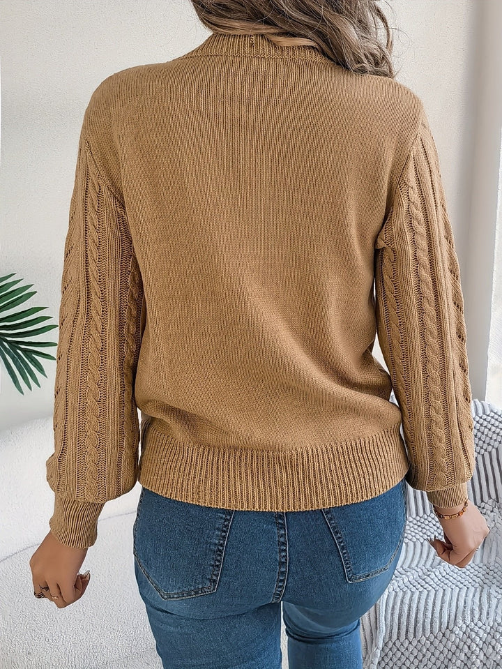 Blythe | Cable-Knit Sweater – Cozy Textured Style for Women