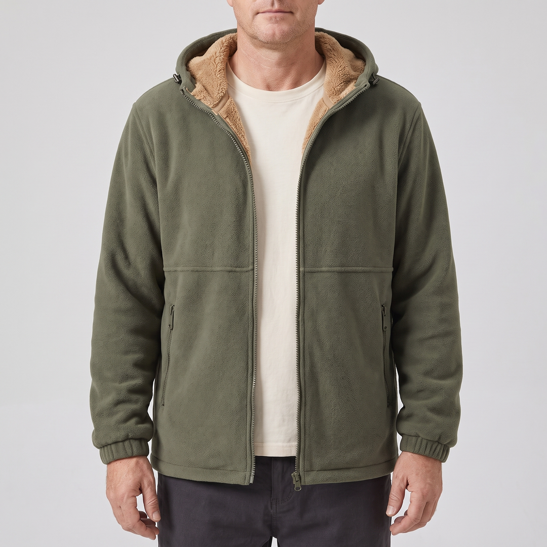 Sherpa | Fleece Jacket mit Kapuze – Bequeme Wärme für Männer