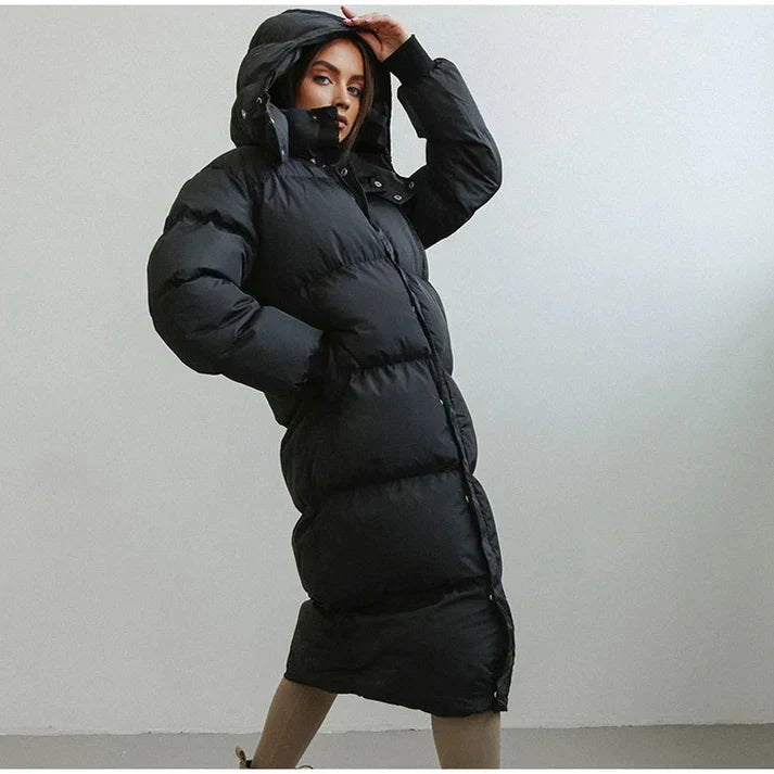 Drune | Maxi Puffer Jacke – Übergröße für Damen