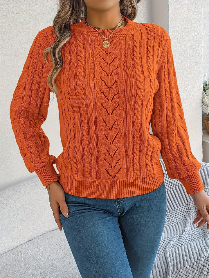 Blythe | Strickpullover mit Kabelmuster