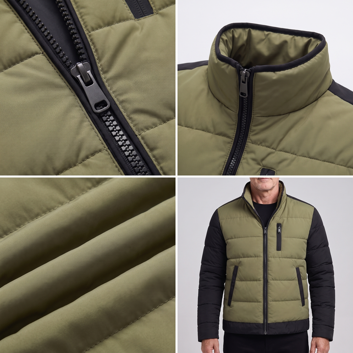 Qualitativ | Gestepptes Layer-Jackett – Leicht und Elegant für Herren