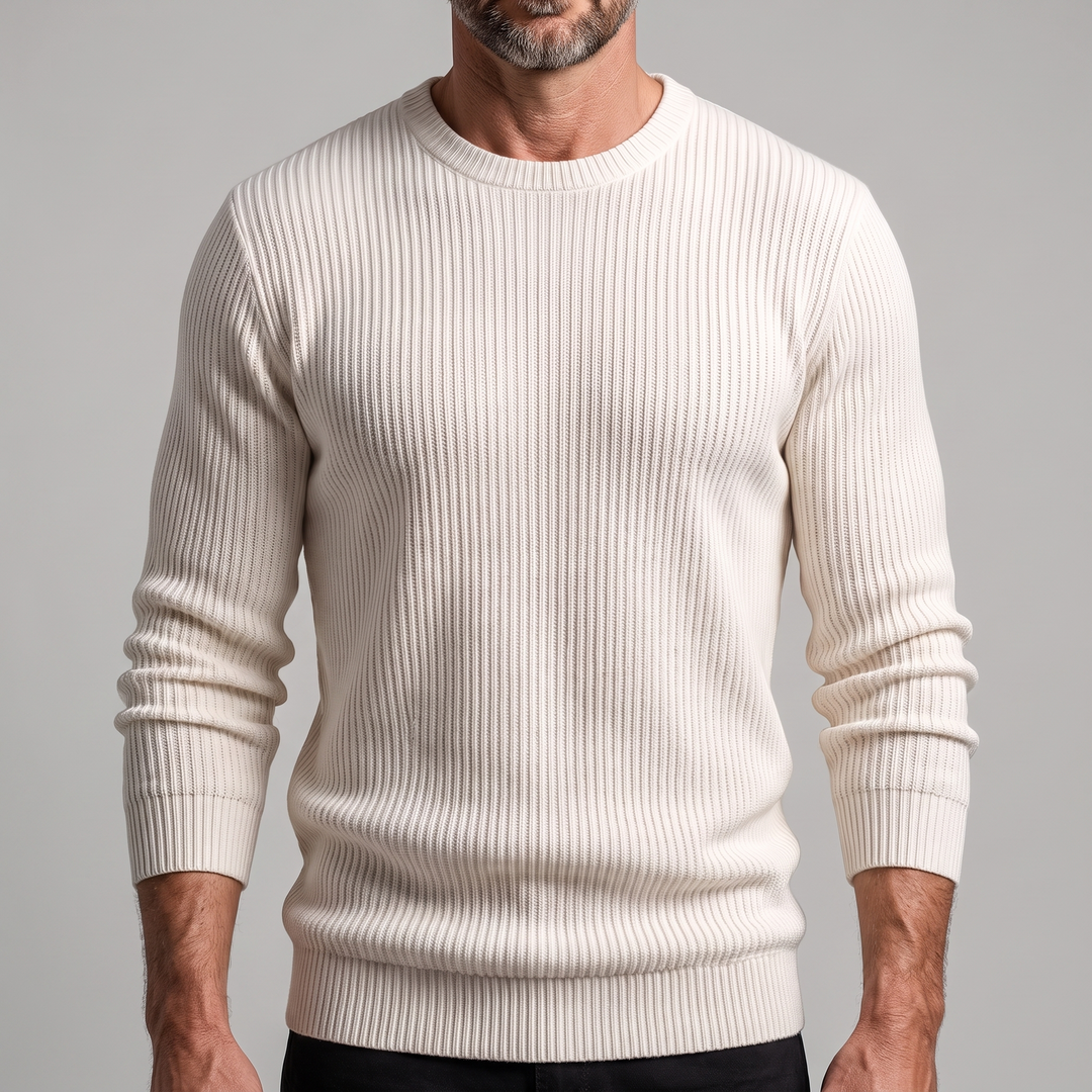Ribbed Sweater | Feiner Rippstrick für moderne Eleganz